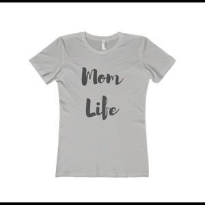 Ladies Mom Life Boyfriend Tee